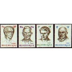 Bélgica - 1557/60 - 1970 Sorteo obras filantrópicas Personajes Lujo