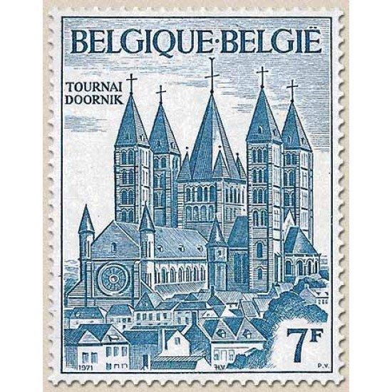 Bélgica - 1570 - 19718º Cent. catedral de Tournai Lujo Bélgica - 1570 - 19718º Cent. catedral de Tournai Lujo