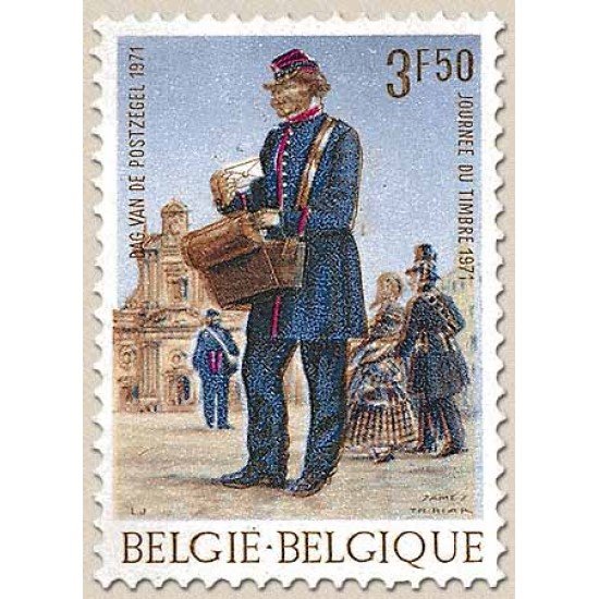 Bélgica - 1577 - 1971 Día del sello Cartero Lujo