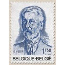 Bélgica - 1591 - 1971 Efigie de Georges Hubin, ministro Lujo Bélgica - 1591 - 1971 Efigie de Georges Hubin, ministro Lujo