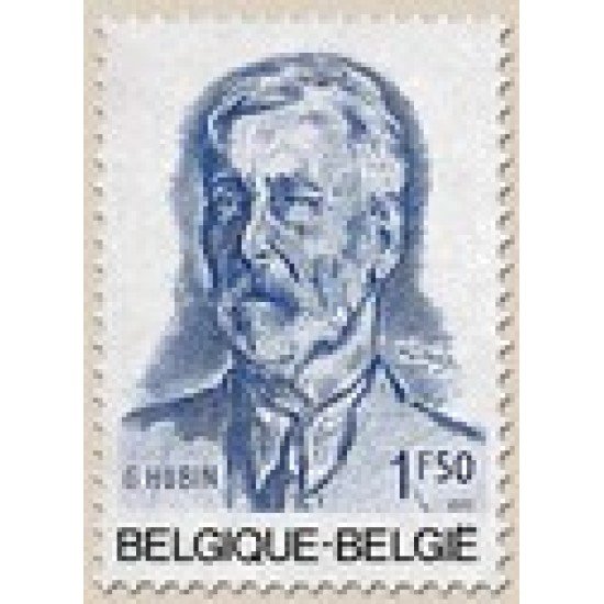 Bélgica - 1591 - 1971 Efigie de Georges Hubin, ministro Lujo