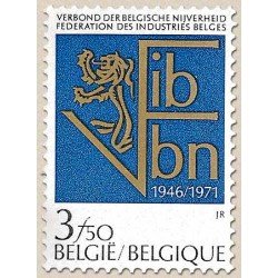 Bélgica - 1609 - 1971 25º Aniv. del FIB de Bélgica Lujo Bélgica - 1609 - 1971 25º Aniv. del FIB de Bélgica Lujo