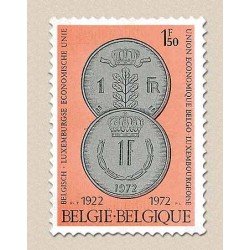 Bélgica - 1616 - 1971 50º Aniv. Unión económica belga-luxemburguesa Monedas Lujo Bélgica - 1616 - 1971 50º Aniv. Unión económica belga-luxemburguesa Monedas Lujo