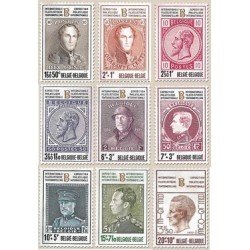 Bélgica  - 1627/35 - 1972 Exp. filatélica Bélfgica