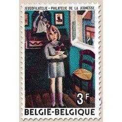 Bélgica - 1638 - 1972 Filatelia de la juventud Cuadro de G. de Smet Lujo Bélgica - 1638 - 1972 Filatelia de la juventud Cuadro de G. de Smet Lujo