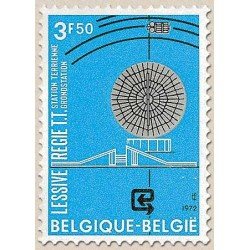 Bélgica - 1640 - 1972 Estación terrestre de comunicaciones Lessive Lujo Bélgica - 1640 - 1972 Estación terrestre de comunicaciones Lessive Lujo