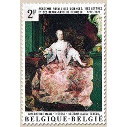 Bélgica - 1643 - 1972 200º Aniv. Real Academia de Cienzas, Letras y Bellas Artes de Bélgica Cuadro Lujo Bélgica - 1643 - 1972 200º Aniv. Real Academia de Cienzas, Letras y Bellas Artes de Bélgica Cuadro Lujo
