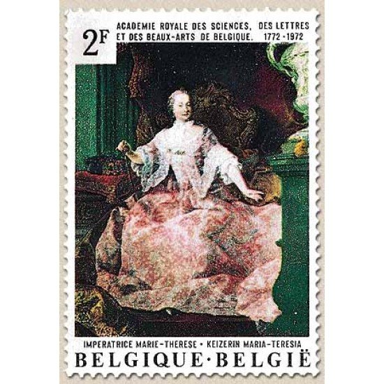 Bélgica - 1643 - 1972 200º Aniv. Real Academia de Cienzas, Letras y Bellas Artes de Bélgica Cuadro Lujo