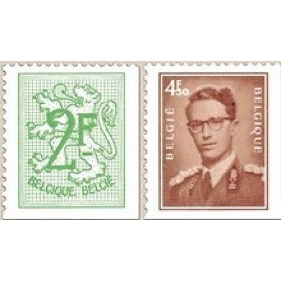 Bélgica - 1648AB/49A - 1973 Serie Balduino I Lujo