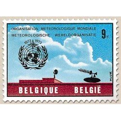 Bélgica - 1651 - 1973 Cent. Organización Meteorológica Mundial Lujo Bélgica - 1651 - 1973 Cent. Organización Meteorológica Mundial Lujo