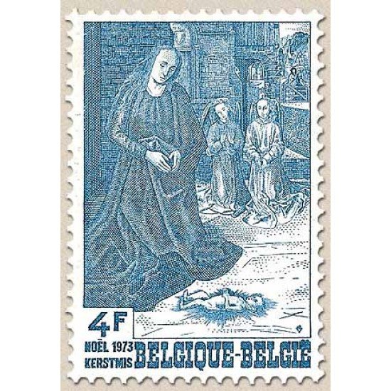 Bélgica - 1681 - 1973 Navidad Cuadro Adoración Lujo Bélgica - 1681 - 1973 Navidad Cuadro Adoración Lujo