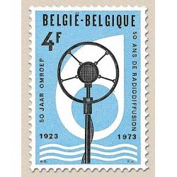 Bélgica - 1684 - 1973 50º Aniv. radiodifusión  en Bélgica Lujo