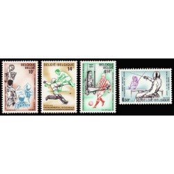 Bélgica - 1858/61 - 1977 50º Aniv. Central de gimnasia y deportiva Deportes Lujo