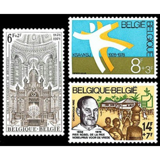 Bélgica - 1913/15 - ol - 1978 Solidaridad Aniversarios Lujo