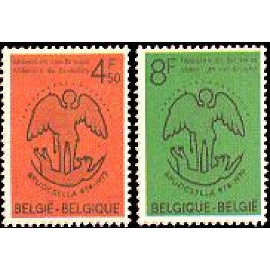 Bélgica - 1920/21 - 1979 Bimilenario de Bruselas St. Miguel matando al dragón Lujo Bélgica - 1920/21 - 1979 Bimilenario de Bruselas St. Miguel matando al dragón Lujo