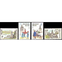 Bélgica - 1952/55 - 1979 Serie turística Lujo Bélgica - 1952/55 - 1979 Serie turística Lujo