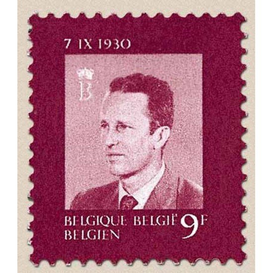 Bélgica - 1986 - 1980 501 Aniv. de Balduino I Lujo