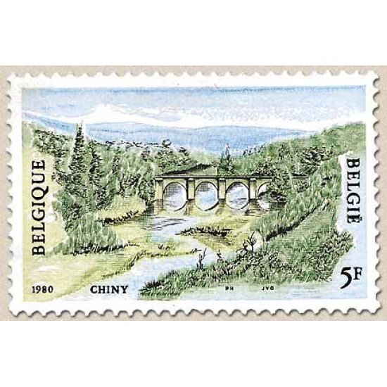 Bélgica - 1991 - 1980 Serie turística Ciudad de Chiny Lujo