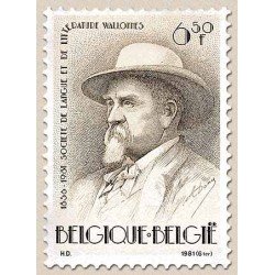 Bélgica - 2015 - 1981 125º Aniv. de la Sociedad de lengua y literatura valones Retrato de E. Remouchamps Lujo Bélgica - 2015 - 1981 125º Aniv. de la Sociedad de lengua y literatura valones Retrato de E. Remouchamps Lujo