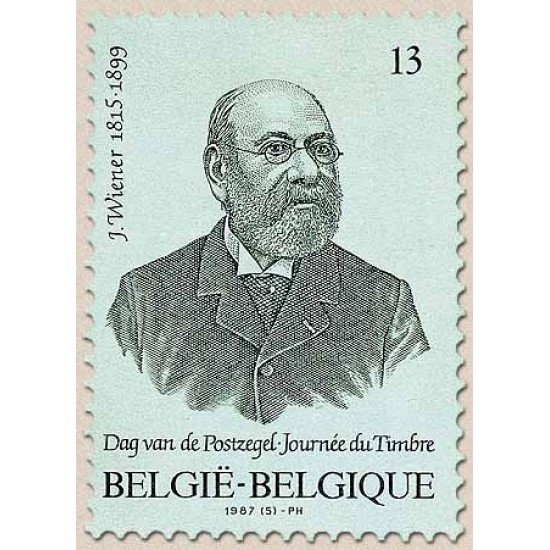 Bélgica - 2248 - 1987 Día del sello Retrato de Jacob Wiener Lujo