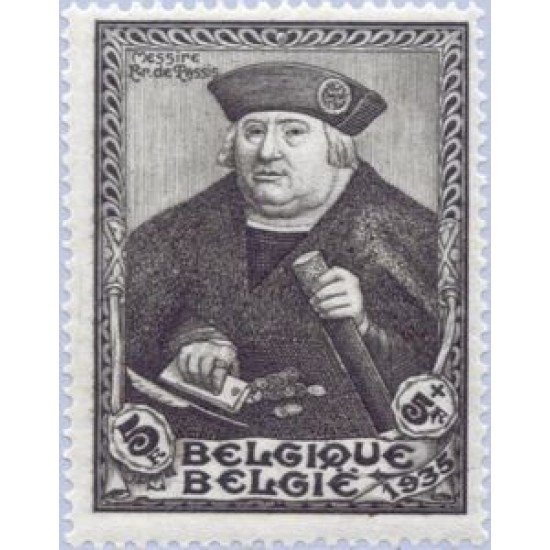 Bélgica - 410 - 1935 Expo. filatélica de Bruselas François de Tassis Fijasellos Bélgica - 410 - 1935 Expo. filatélica de Bruselas François de Tassis Fijasellos