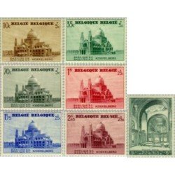 Bélgica - 471/77 - 1938 Para la Basíllica de Koekelberg MH 