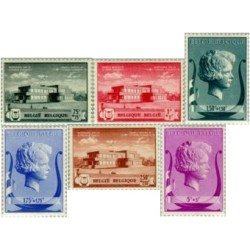 Bélgica - 532/37 - 1940 Por la fundación musical Reina Elisabeth Lujo