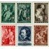 Bélgica - 647/52 - 1944 Cruz Roja Obras de Van Dyck Lujo