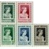 Bélgica - 863/67 - 1951 Por la fundación médica Reina Elisabeth Fijasellos