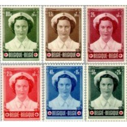 TEN/S Bélgica Belgium Nº 912/17 1953 Ayuda para las catástrofes Lujo TEN/S Bélgica Belgium Nº 912/17 1953 Ayuda para las catástrofes Lujo