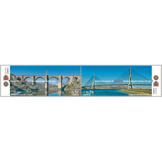 España Spain Emisión Conjunta 2006 España-Portugal Puentes MNH