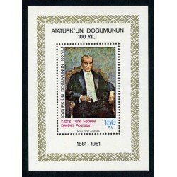 Chipre turco HB 2 1981 Cent. de Ataturk Lujo